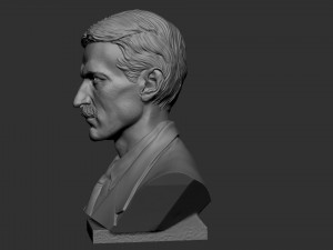 Nikola Tesla Modelo de Impressão 3D