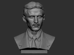 Nikola Tesla Modelo de Impressão 3D