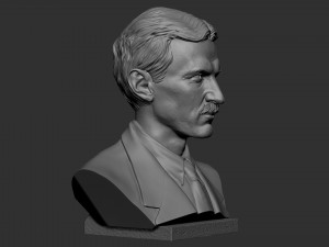 Nikola Tesla Modelo de Impressão 3D
