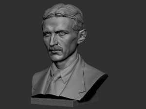 Nikola Tesla Modelo de Impressão 3D