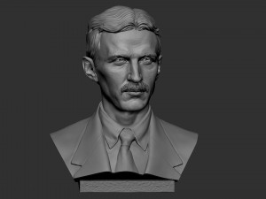 Nikola Tesla Modelo de Impressão 3D