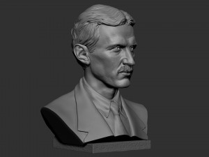 Nikola Tesla Modelo de Impressão 3D