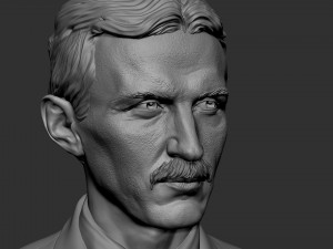 Nikola Tesla Modelo de Impressão 3D