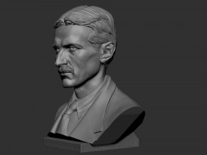Nikola Tesla Modelo de Impressão 3D