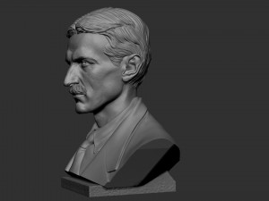 Nikola Tesla Modelo de Impressão 3D