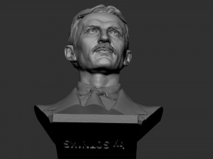 Nikola Tesla Modelo de Impressão 3D
