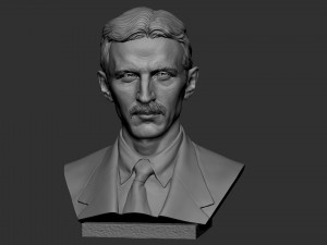 Nikola Tesla Modelo de Impressão 3D