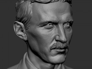 Nikola Tesla Modelo de Impressão 3D