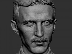 Nikola Tesla Modelo de Impressão 3D