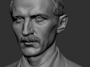 Nikola Tesla Modelo de Impressão 3D