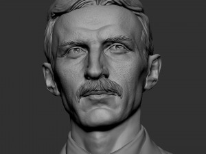 Nikola Tesla Modelo de Impressão 3D