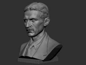 Nikola Tesla Modelo de Impressão 3D
