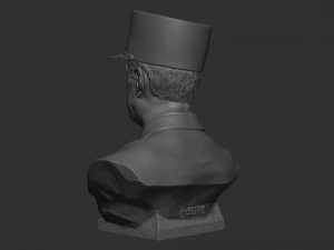 Charles de Gaulle 3D Print Model