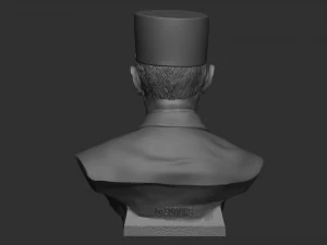 Charles de Gaulle 3D Print Model