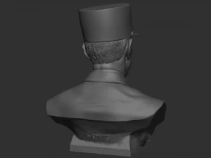 Charles de Gaulle 3D Print Model