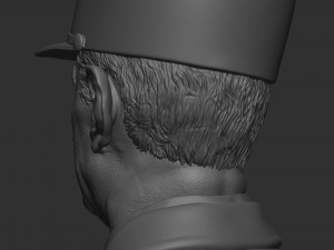 Charles de Gaulle 3D प्रिंट मॉडल