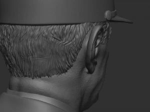 Charles de Gaulle 3D Print Model