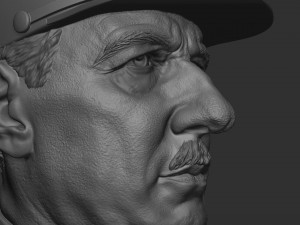 Charles de Gaulle 3D प्रिंट मॉडल