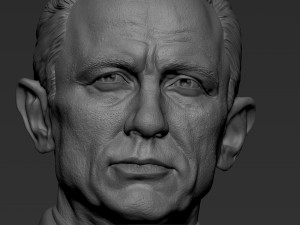 Daniel Craig 3D Print Model