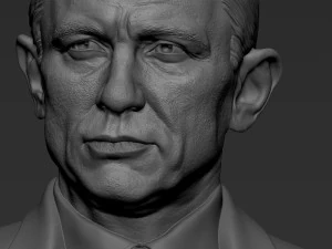 Daniel Craig 3D Print Model