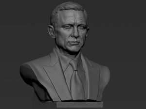 Daniel Craig 3D Принт Модель