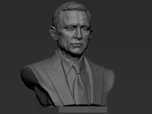 Daniel Craig 3D Print Model