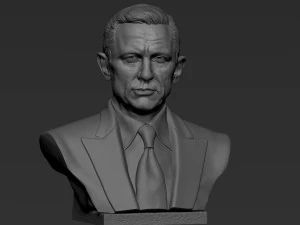 Daniel Craig 3D Print Model