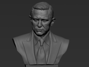 Daniel Craig 3D Принт Модель