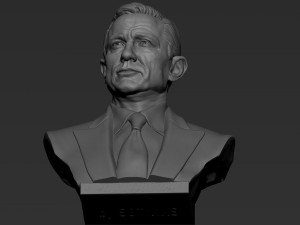 Daniel Craig 3D Принт Модель