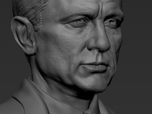 Daniel Craig 3D Принт Модель
