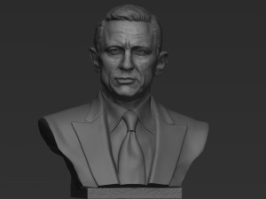 Daniel Craig 3D Принт Модель