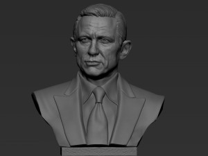 Daniel Craig 3D Принт Модель