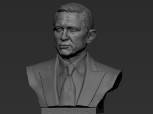 Daniel Craig 3D Принт Модель