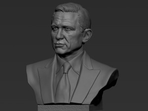 Daniel Craig 3D Принт Модель