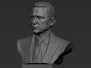 Daniel Craig 3D Принт Модель