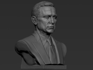 Daniel Craig 3D Принт Модель