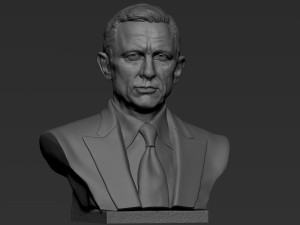 Daniel Craig 3D Принт Модель