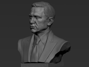 Daniel Craig 3D Принт Модель