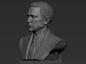 Daniel Craig 3D Принт Модель