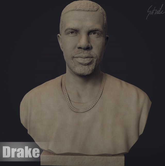 Drake Modelo de impresión 3D .c4d .max .obj .3ds .fbx .stl .blend 