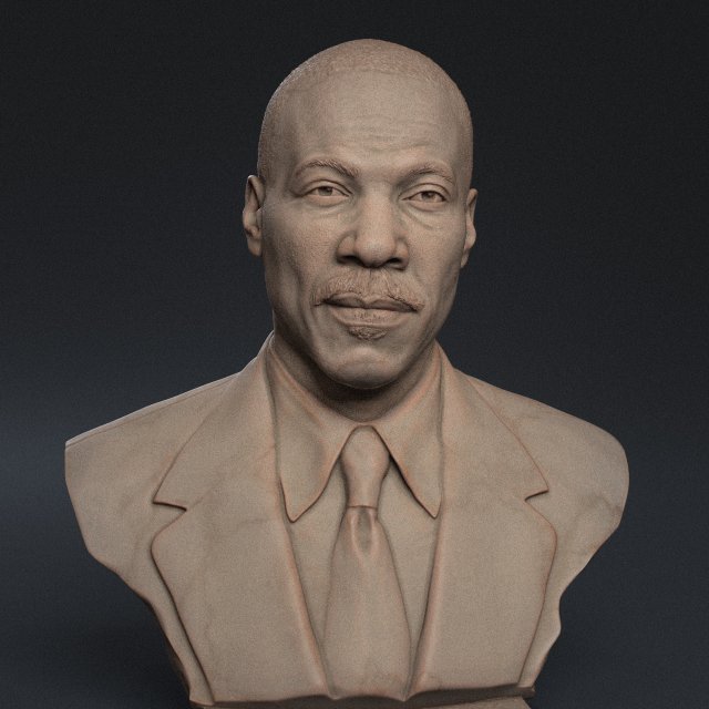Eddie Murphy 3D Print Model .c4d .max .obj .3ds .fbx .stl .blend 