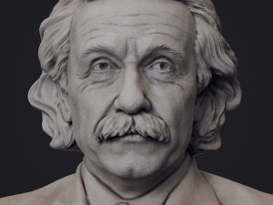 Albert Einstein 3D Print Model