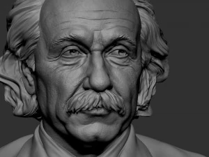 Albert Einstein 3D Print Model