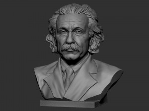 Albert Einstein Modèles 3D en vedette