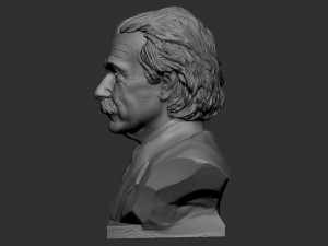 Albert Einstein Modèles 3D en vedette