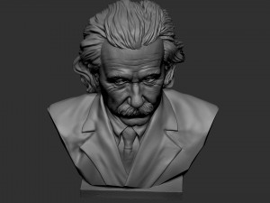 Albert Einstein Modèles 3D en vedette