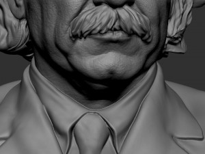 Albert Einstein Modèles 3D en vedette