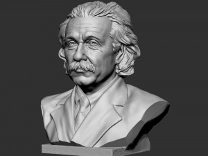 Albert Einstein Modèles 3D en vedette