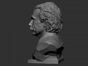 Albert Einstein Modèles 3D en vedette
