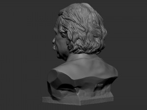 Albert Einstein Modèles 3D en vedette